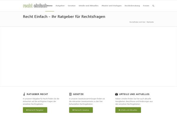 Enfold-child theme site design template sample