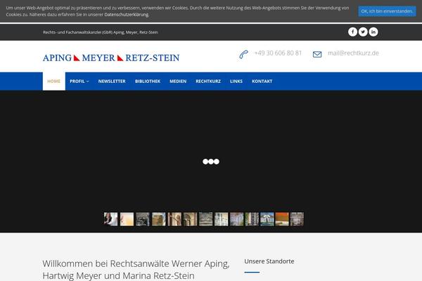Site using Aqua Page Builder plugin