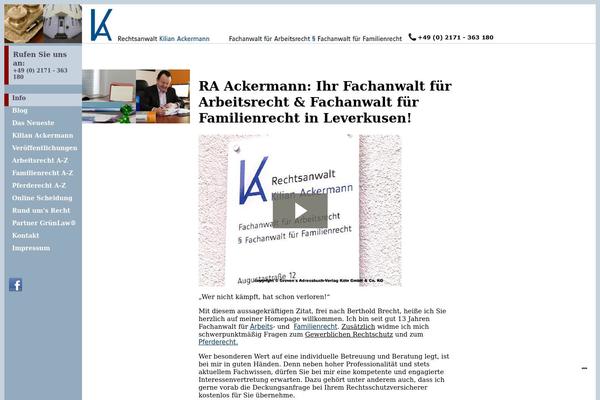 rechtsanwalt-ackermann.de site used Raa
