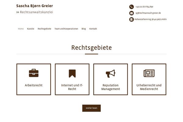 Ave theme site design template sample