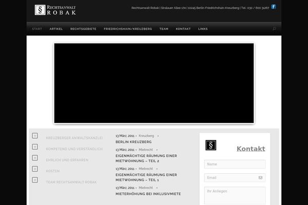 Awake theme site design template sample
