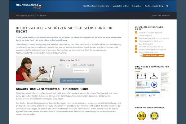 Enfold-child theme site design template sample