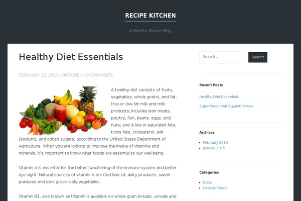 Finch theme site design template sample