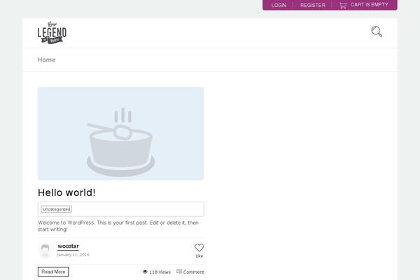Site using Userpro-bookmarks plugin