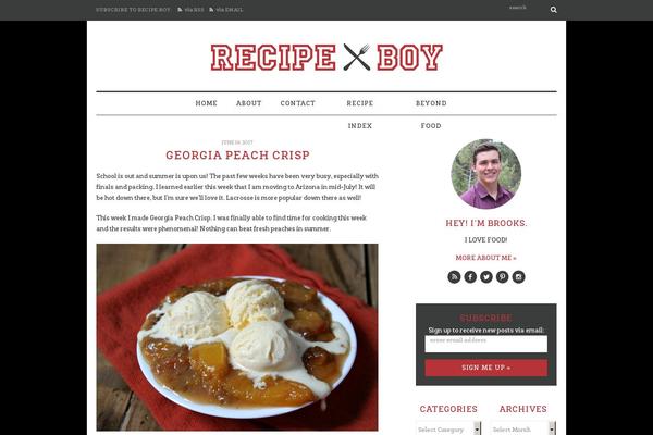 recipeboy.com site used Mediavine-trellis