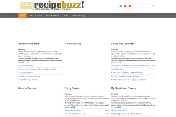 Onenews Premium theme site design template sample