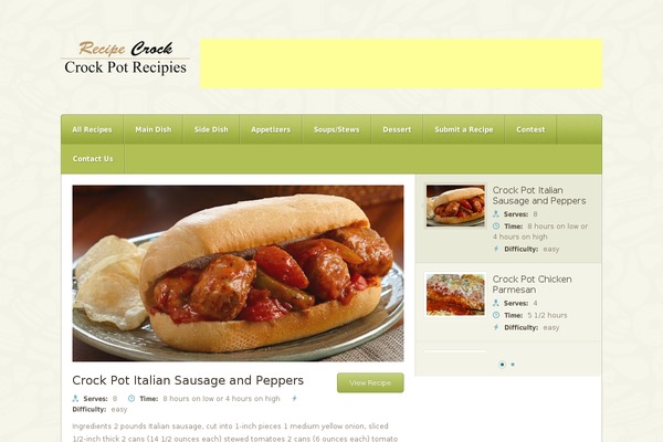 Site using GetMeCooking Recipe Template plugin