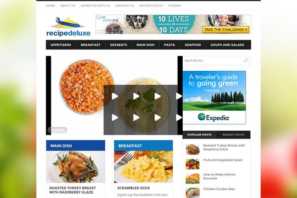 Metro theme site design template sample