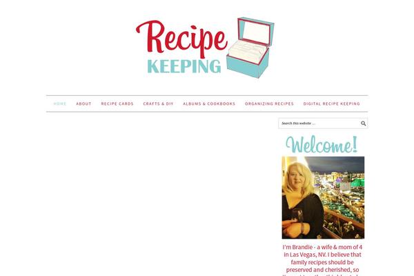 Foodie Pro theme site design template sample