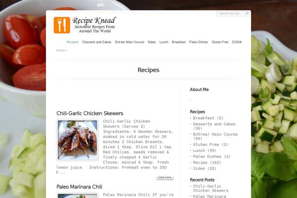 Chameleon theme site design template sample