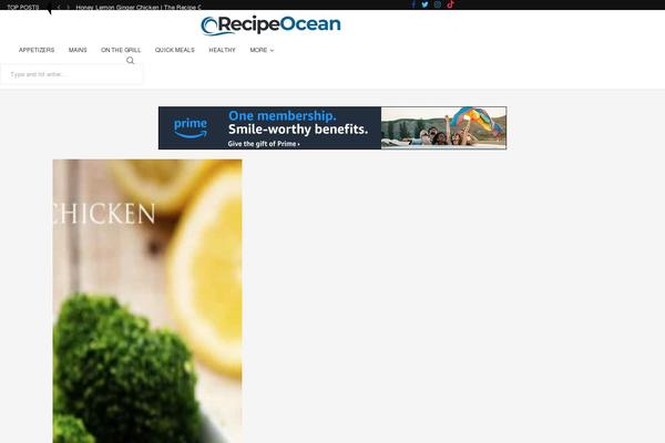 Site using Penci-recipe plugin