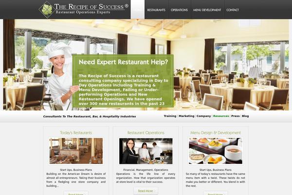 recipeofsuccess.com site used Recipe