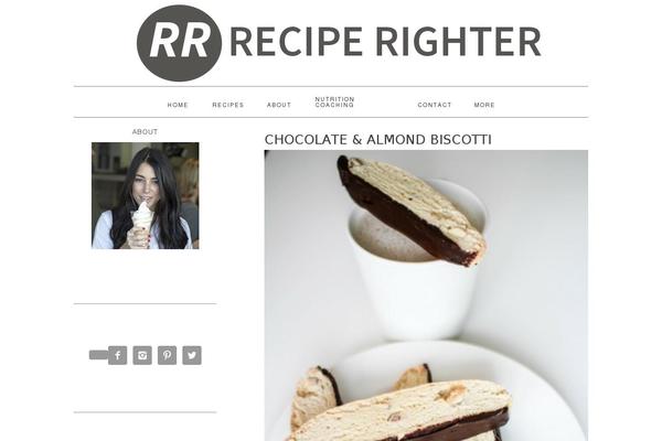 Foodie Pro theme site design template sample