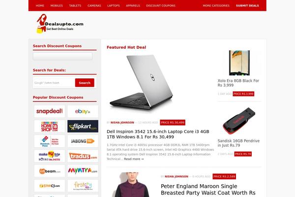 Insider theme site design template sample