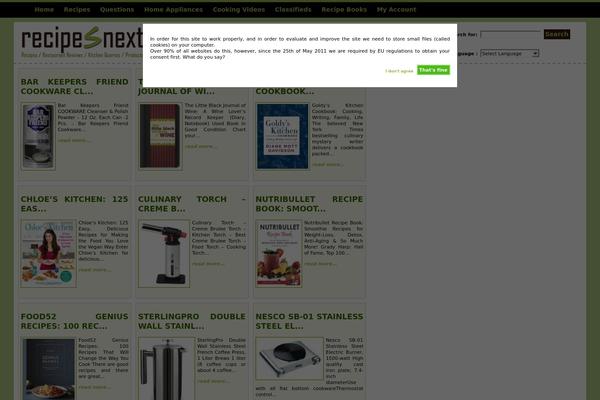 recipesnext.com site used Rn