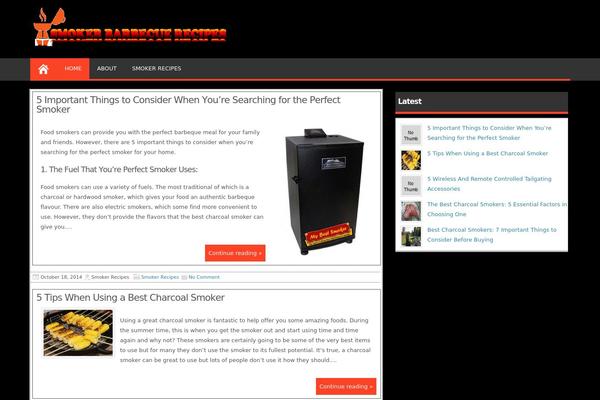 Magazine Style theme site design template sample