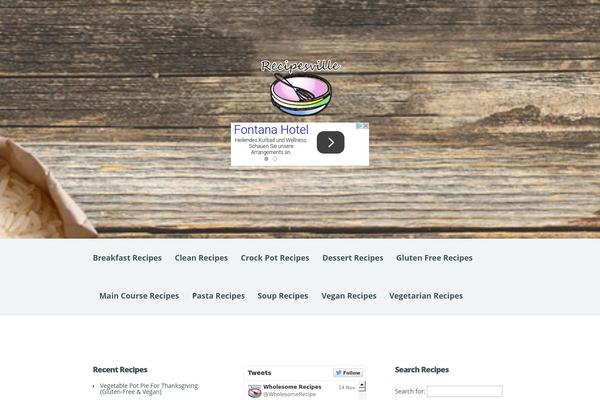 Harmony theme site design template sample