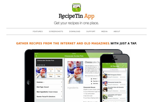 Foodie theme site design template sample