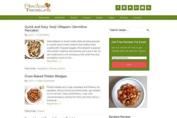 Site using Lightweight Social Icons plugin
