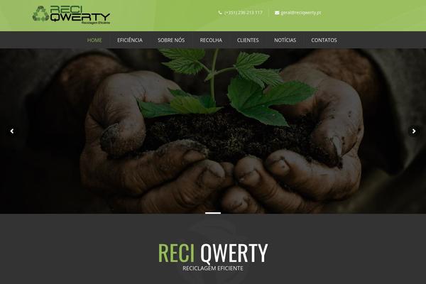 Eco Recycling theme site design template sample
