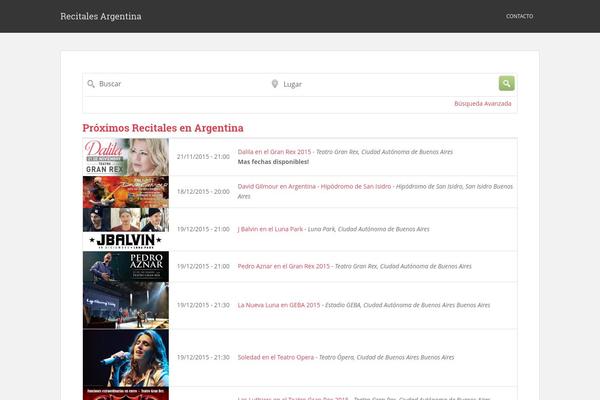 recitalesargentina.com.ar site used iKnow