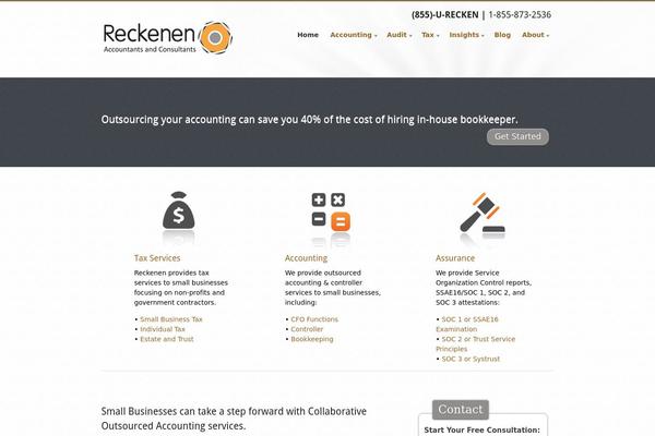 Biznizz theme site design template sample
