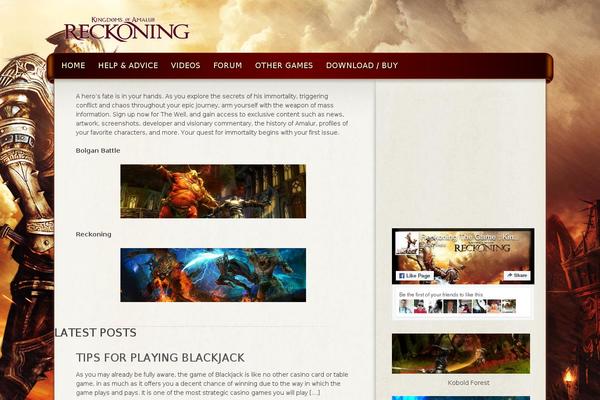 Frantic theme site design template sample