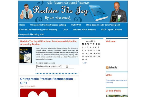 reclaimthejoy.com site used Rjs