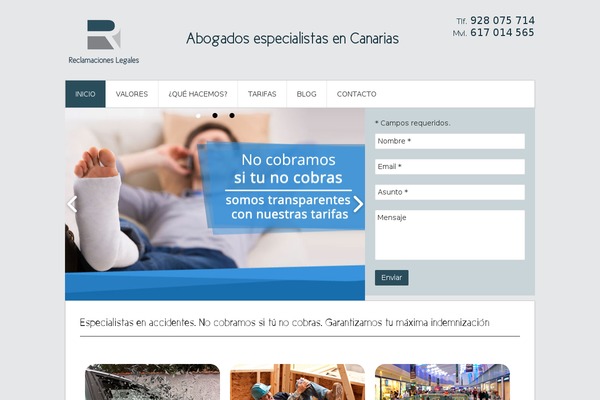 Contango theme site design template sample