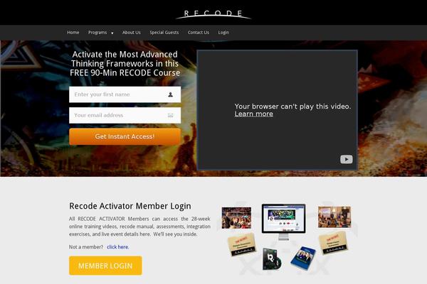 OptimizePress theme theme site design template sample