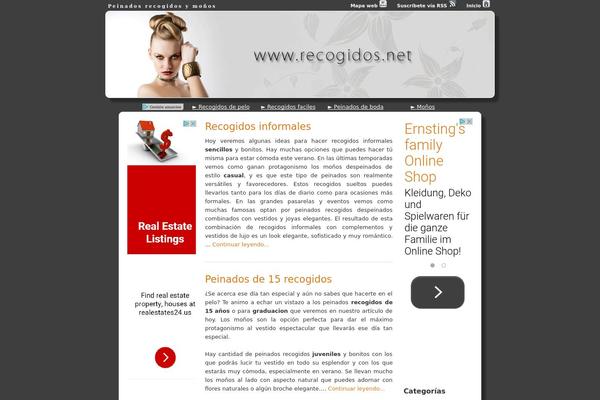 ColdBlue theme site design template sample
