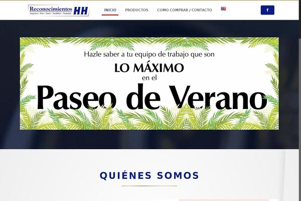 reconocimientoshh.com site used Websensemx