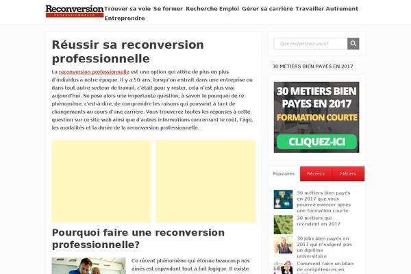 reconversionprofessionnelle.org site used KadenceWP