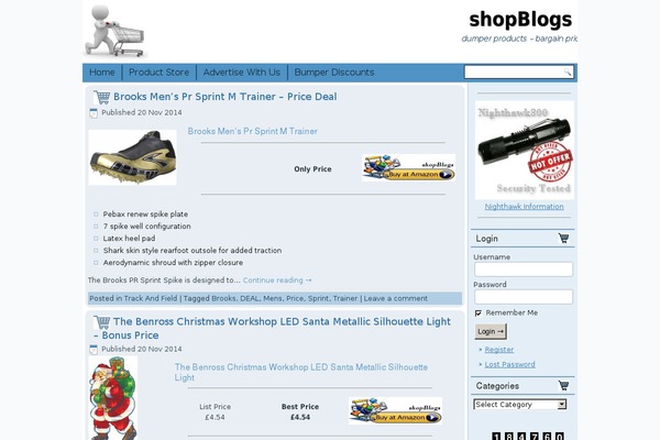 reconwarehouse.co.uk site used Shopmatrix