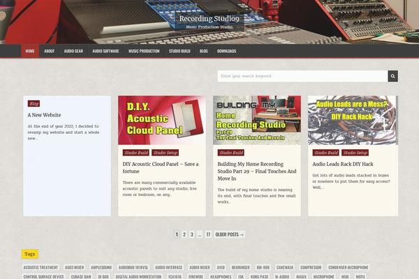 Gridmode theme site design template sample
