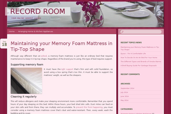 Bouquet theme site design template sample