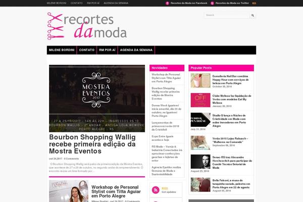recortesdamoda.com site used Techmag-free-theme-package