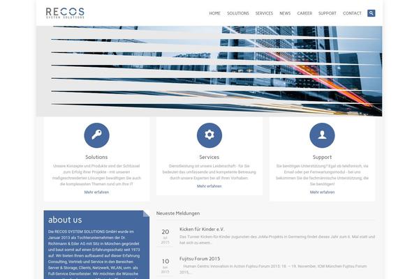 System theme site design template sample