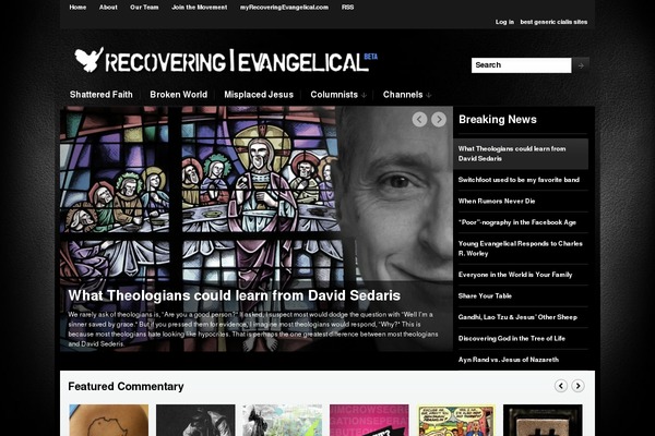 Magazinum theme site design template sample
