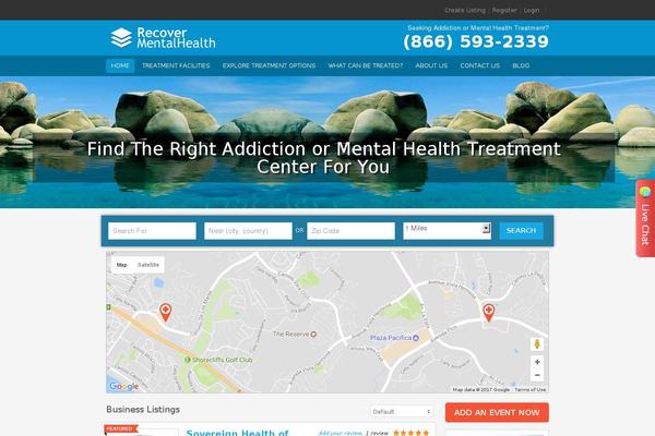 recovermentalhealth.com site used Flatpage
