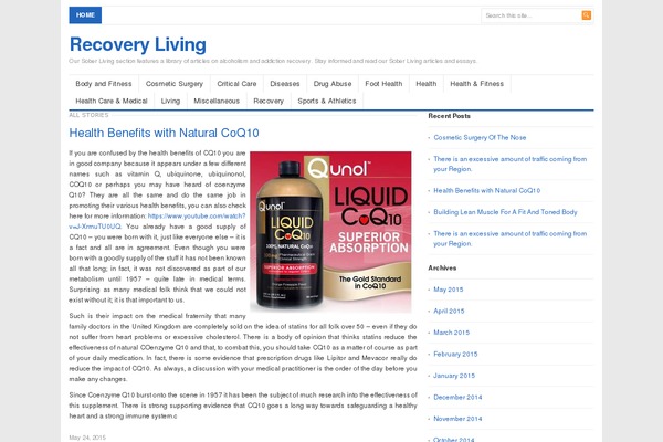 Freshlife theme site design template sample