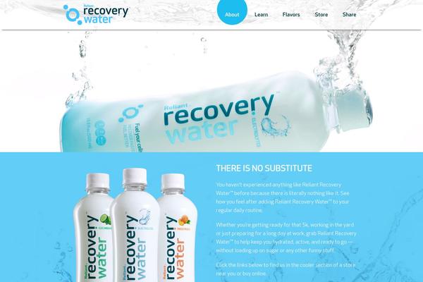 Reliant theme site design template sample