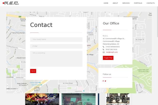 Reversal theme site design template sample