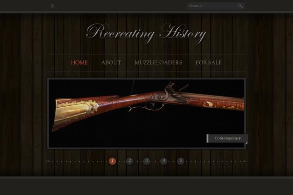 Handcrafted theme site design template sample