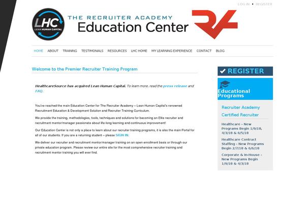recruiteracademy.com site used Bizwrap