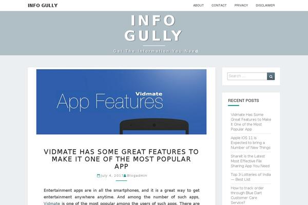 Site using Digg Digg plugin