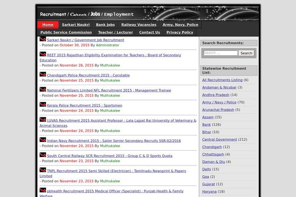 recruitments.net.in site used Asteroid-child