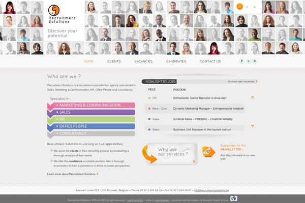recruitmentsolutions.be site used Rstheme
