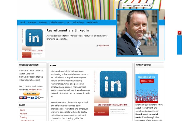 recruitmentvialinkedin.com site used Backmybook