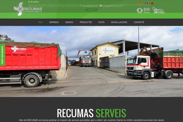 Eco Recycling theme site design template sample